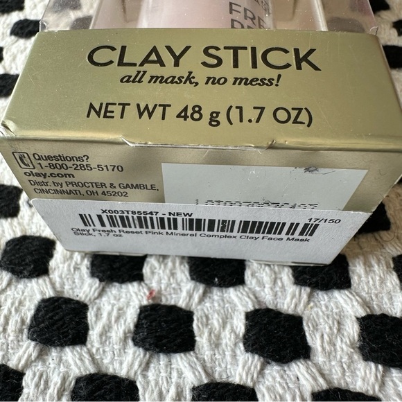 Olay NEW Clay Stick Mask Fresh Reset Pink Mineral Complex in Box Mess Free Mask - Picture 5 of 6